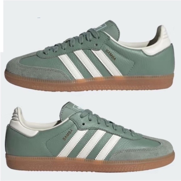 adidas Samba OG Silver Green Gum - Picture 4 of 7